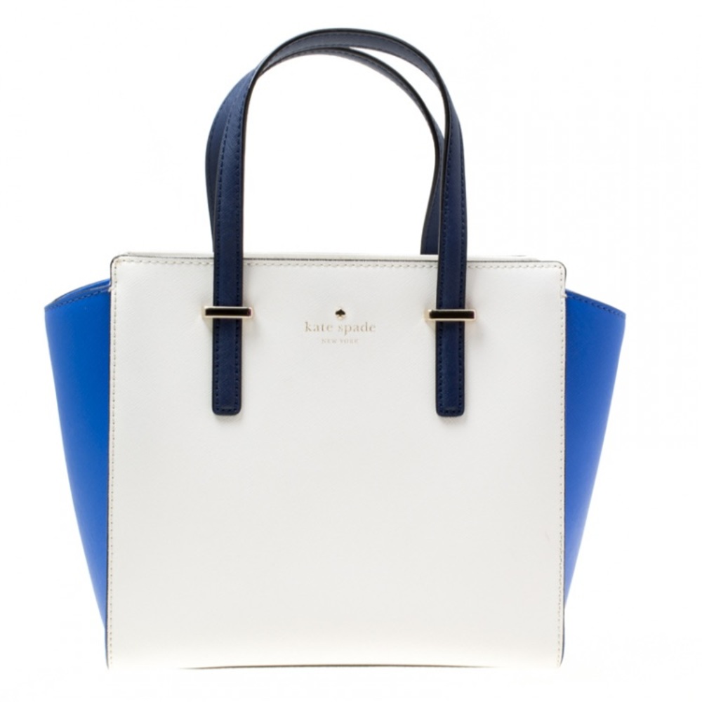 NWT Kate Spade Cedar Street Small Hayden in Blue and White